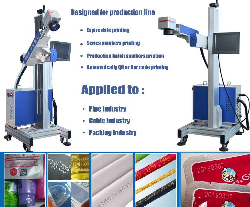 fiber laser printing machine for expire date