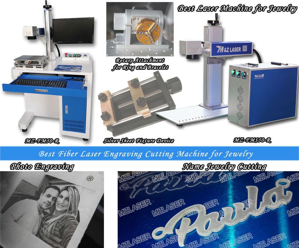 custom jewelry name plate laser engraving cutting machine