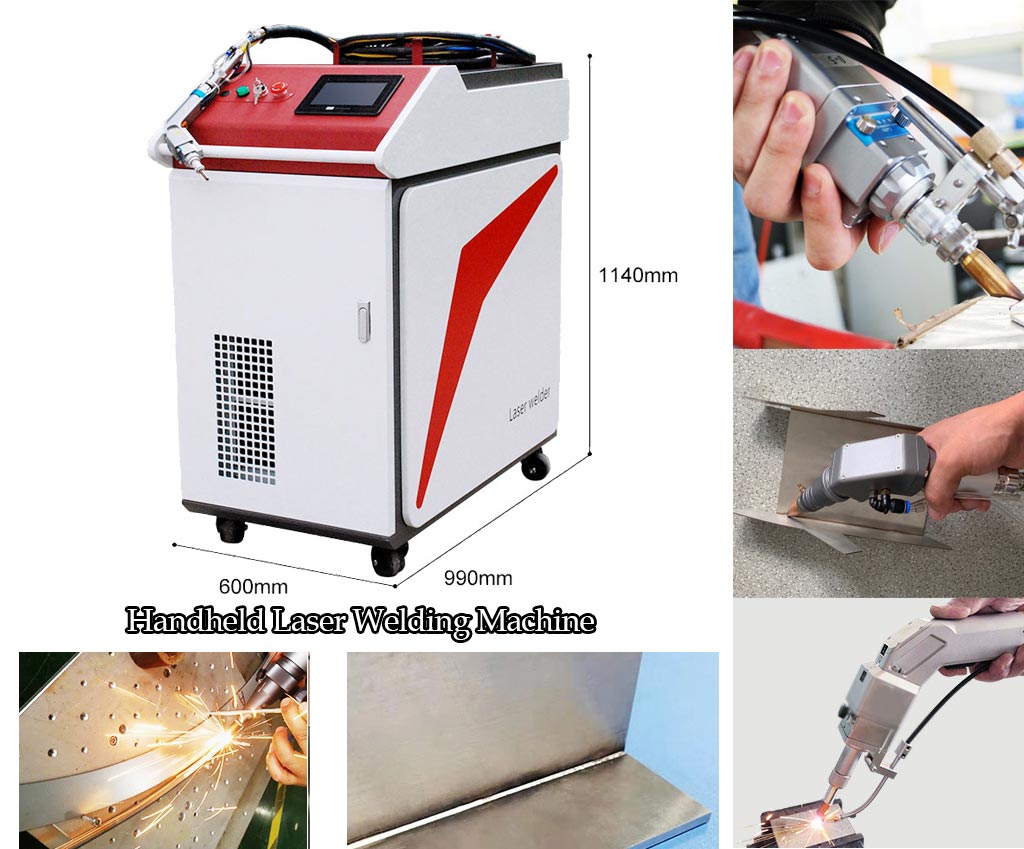 Handheld fiber laser welding machine for stainless steel