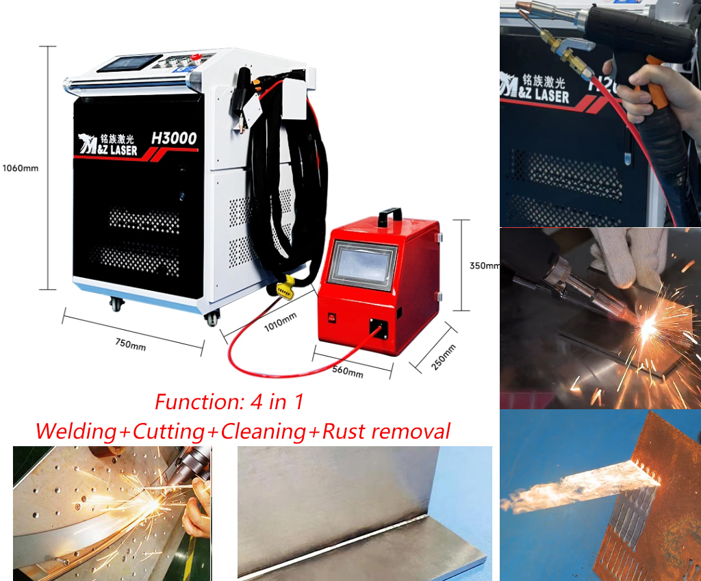 Handheld fiber laser welding machine for stainless steel