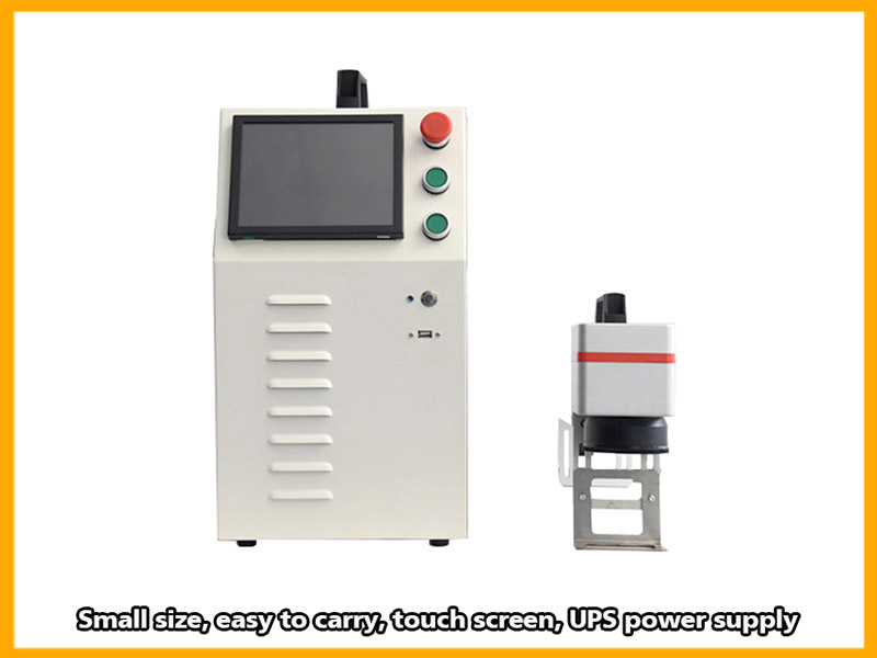 Small Handheld Fiber Laser Metal Engraving Machine for Heavy Parts