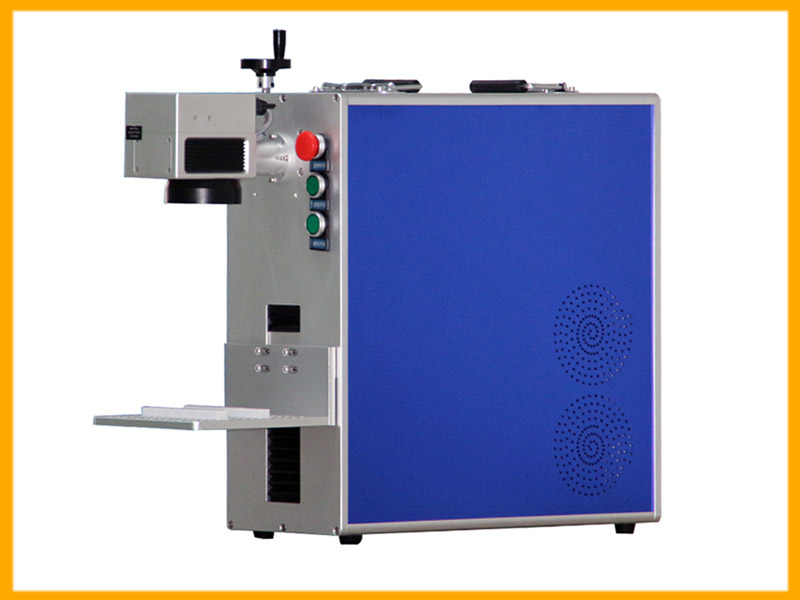 Small 50 watts fiber laser cutting engraving machine for gold and silver jewelry