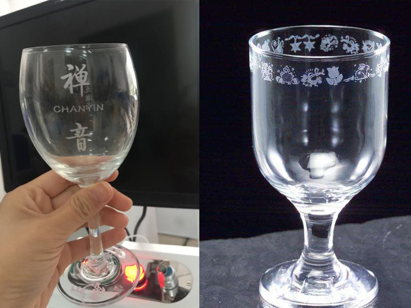 laser engraving glass cups