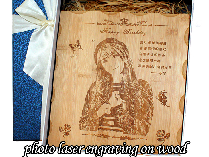wood laser engraving