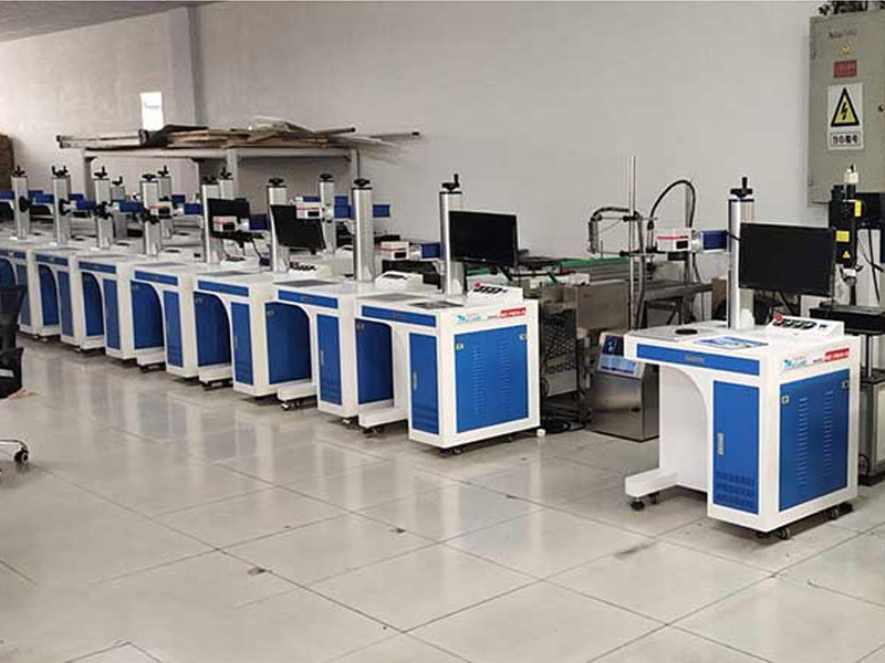 Fiber Laser Marking Machine Workshop Corner