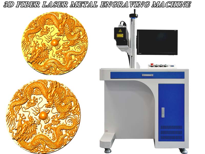 50W 100 watts 3D Fiber <font color='red'><font color='red'>laser</font></font> <font color='red'><font color='red'>metal</font></font> engraving machine for gold silver jewelry