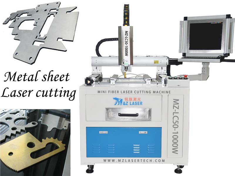 China small CNC 1000W fiber laser cutting machine for metal sheet with affordable price