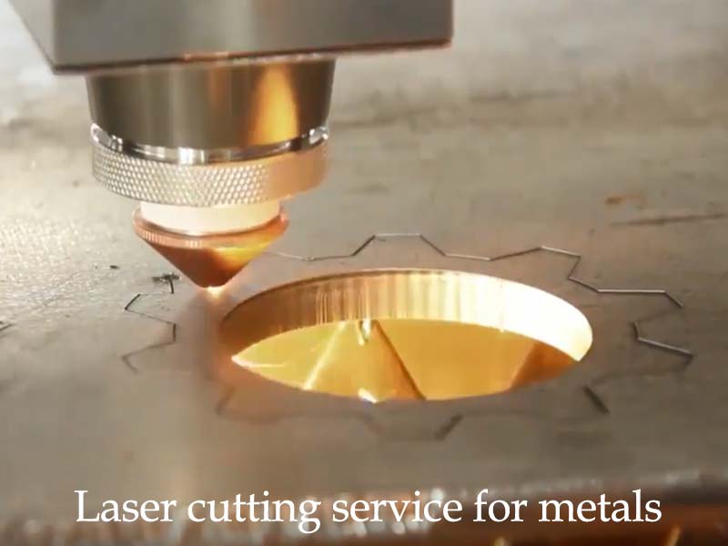 China custom fiber laser cutting service for metals sheet