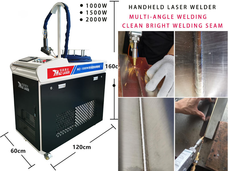 China Hand Held Welder Manufacturer 1000W 1500W Handheld Laser Welding Machine System>
