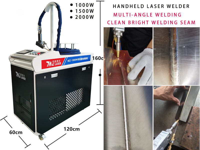 China Hand Held Welder Manufacturer 1000W 1500W <font color='red'><font color='red'>handheld</font></font> <font color='red'><font color='red'>laser</font></font> <font color='red'><font color='red'>welding</font></font> Machine System