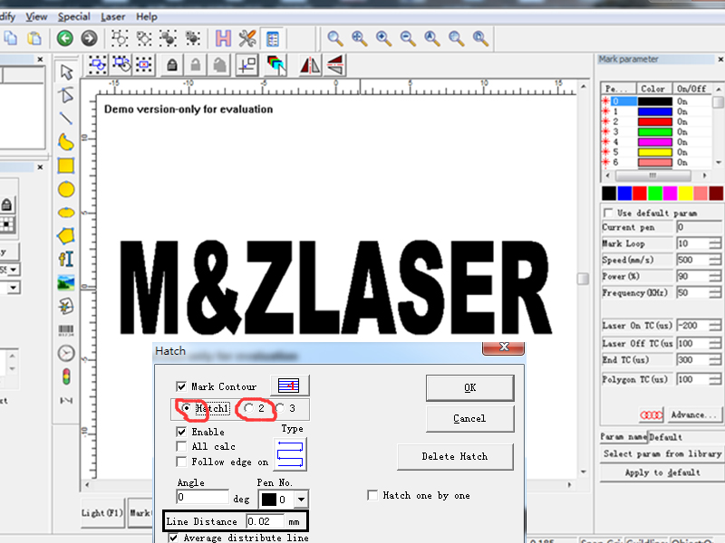 Ezcad settings for metal engraving