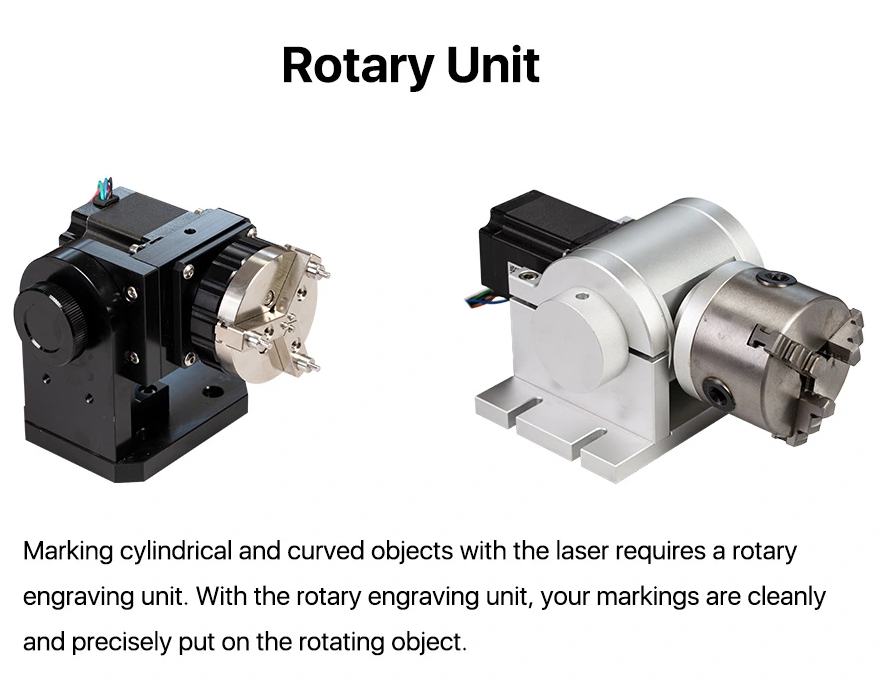 rotary attachment for laser machine
