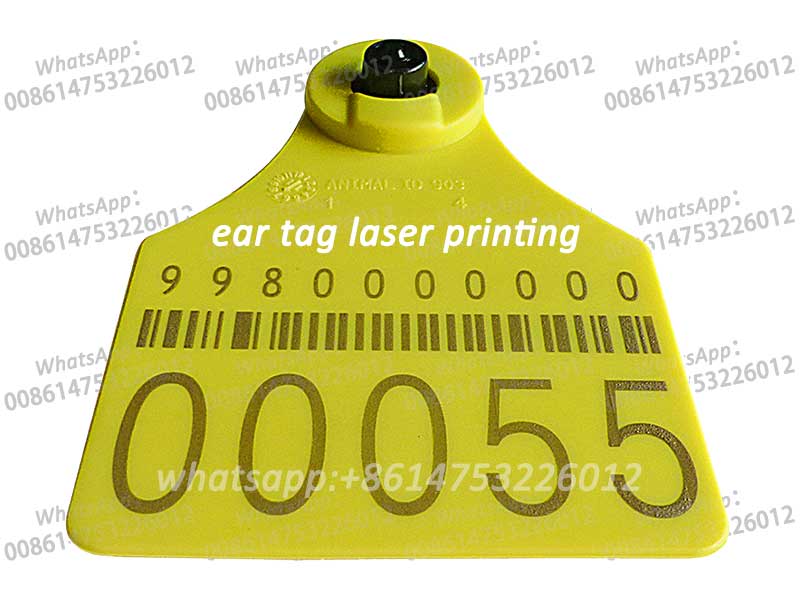 ear tag laser printing on plastic ear tag laser printing on plastic