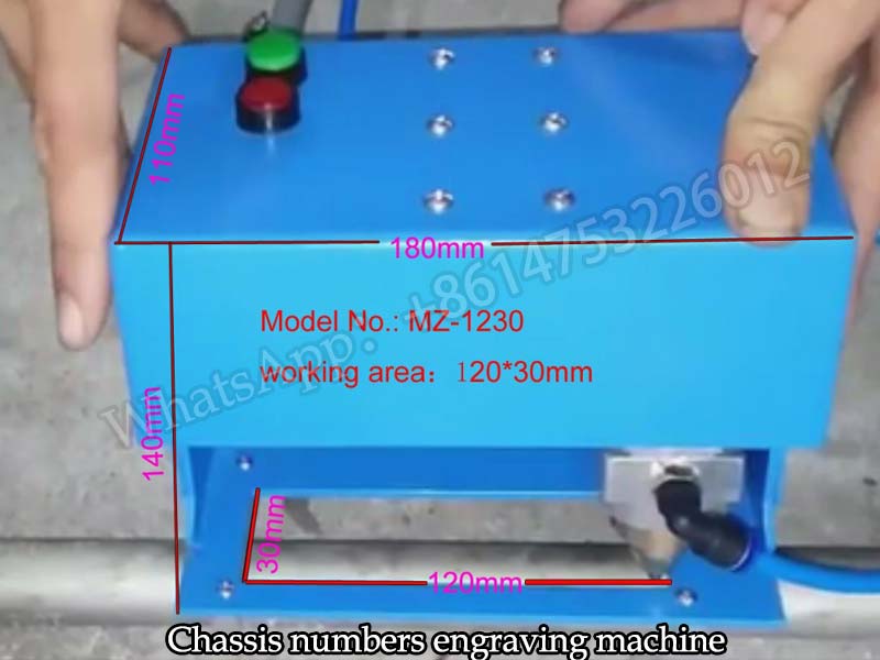 chassis number punching machine